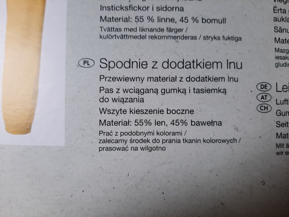 Sposenki,spodnie z LNU kobiece.Kolekcja letnich ,rozm 36=s,m.NOWE