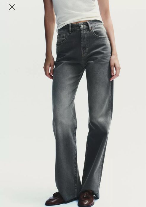 Джинси Zara сірого кольору
