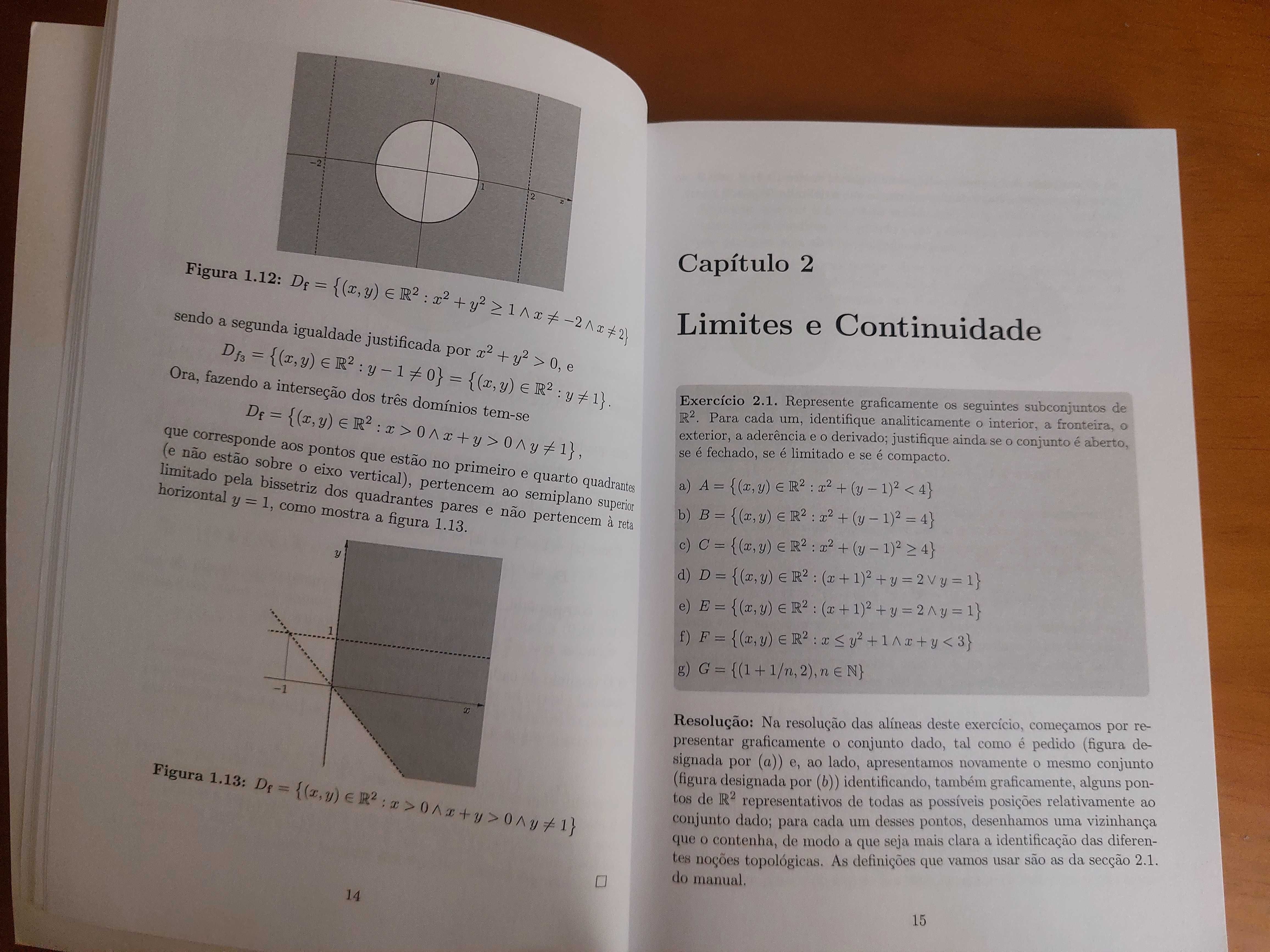 Exercícios de Cálculo Diferencial e Integral