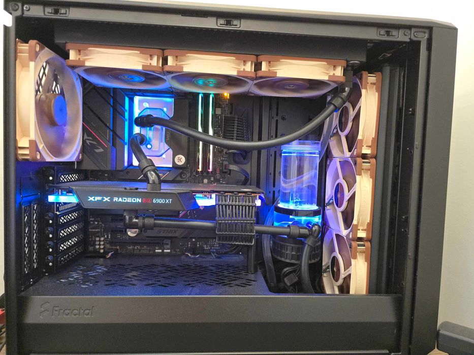 Computador 7800x3d 6900xt 32gb ddr5 custom watercooling gaming