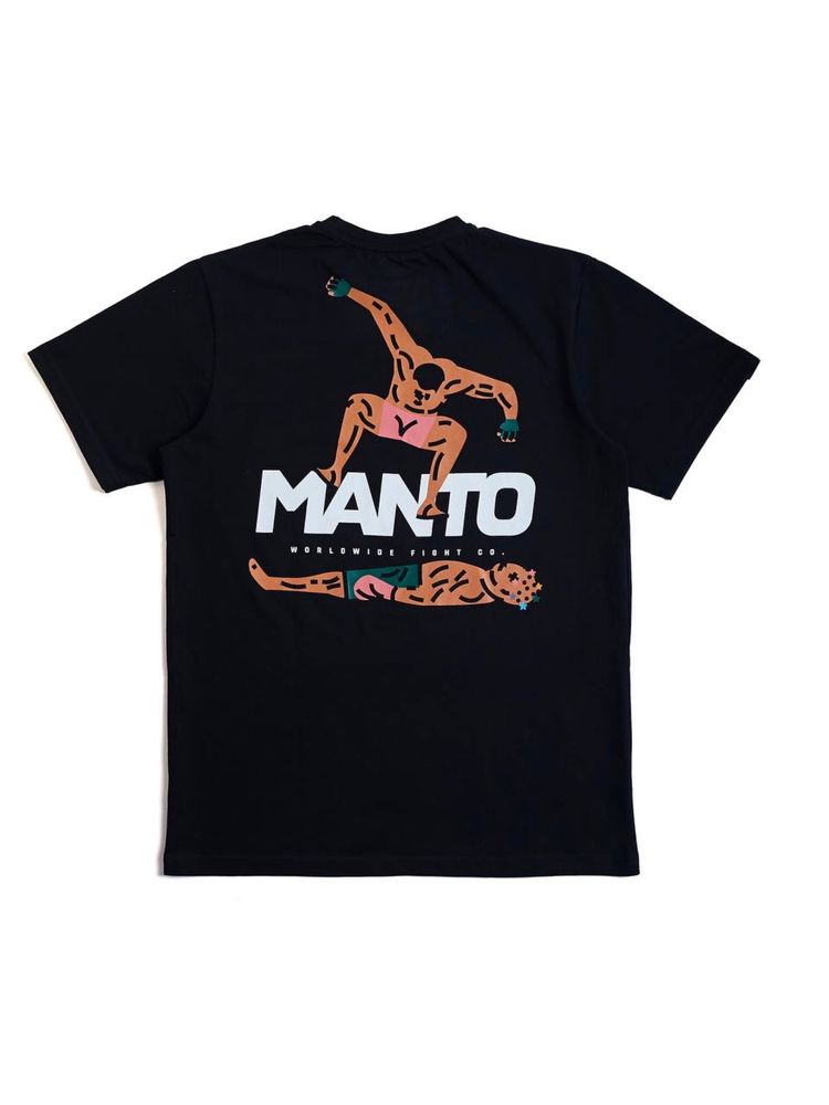 футболка manto t-shirt stomp black S M L XL | манто bosco