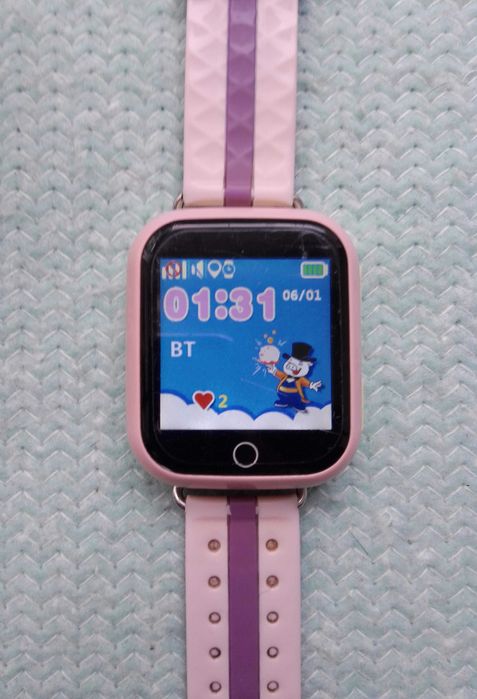 Смарт часы детские смартчасы Q100 SIM Смарт годинник дітячий б/у норм