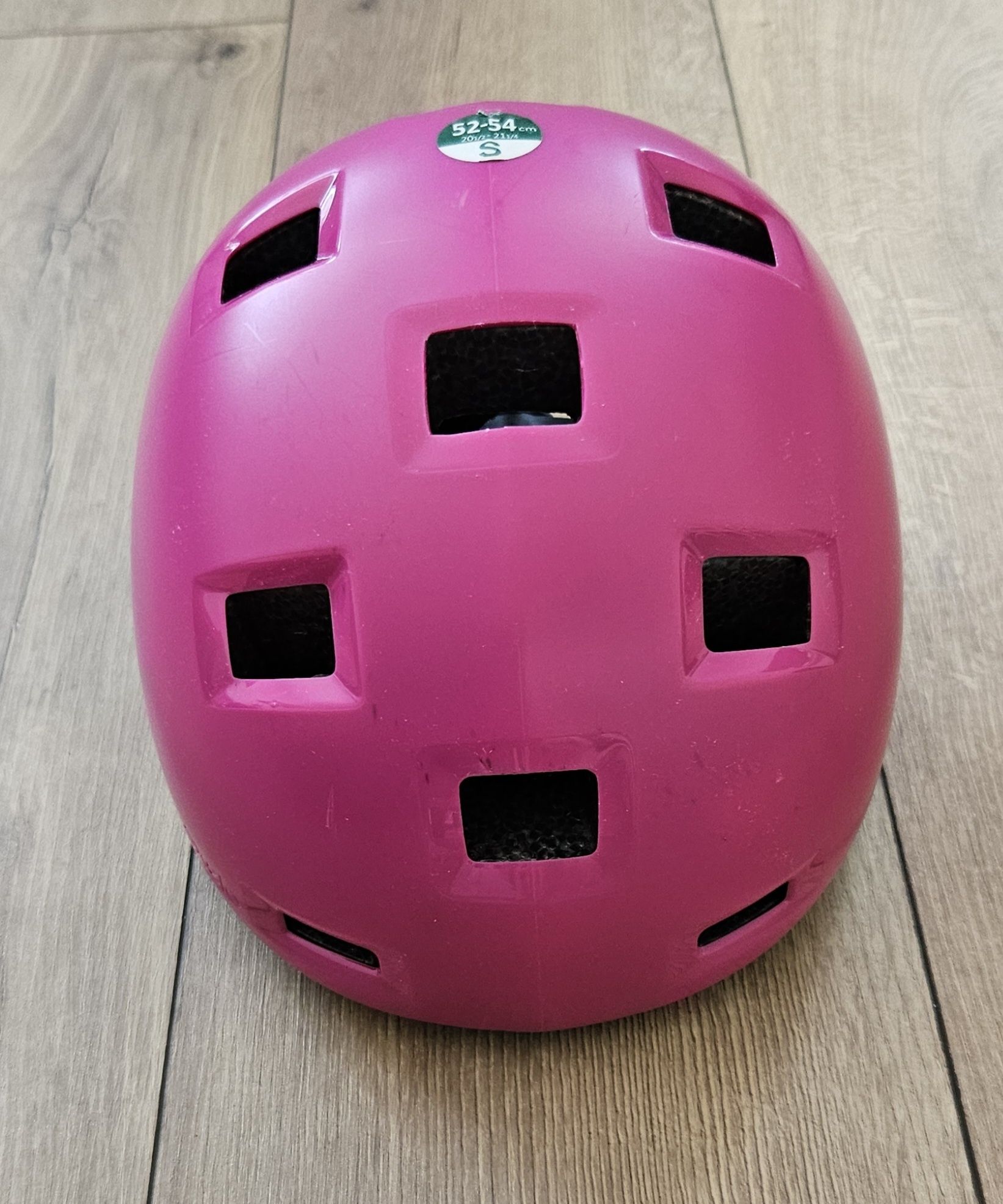 Kask dziecięcy OXELO B100 S 52-54 cm róż rolki hulajnoga deskorolka