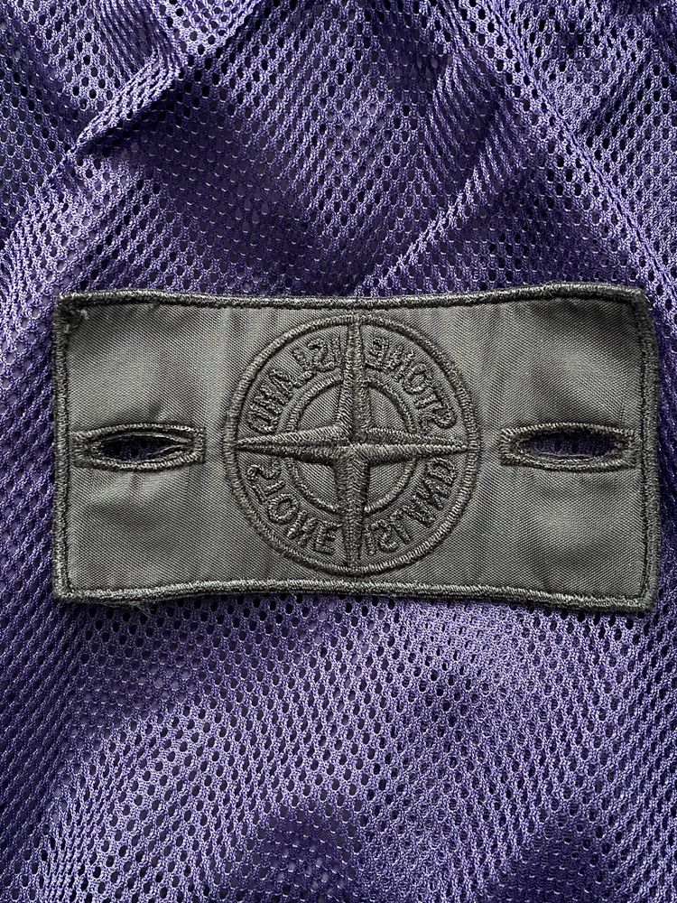 Черный патч stone island Ghost