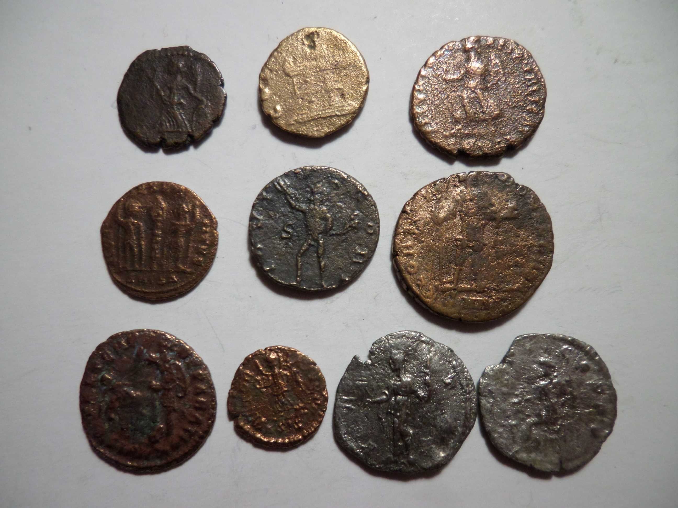 Lote 10 moedas Romanas