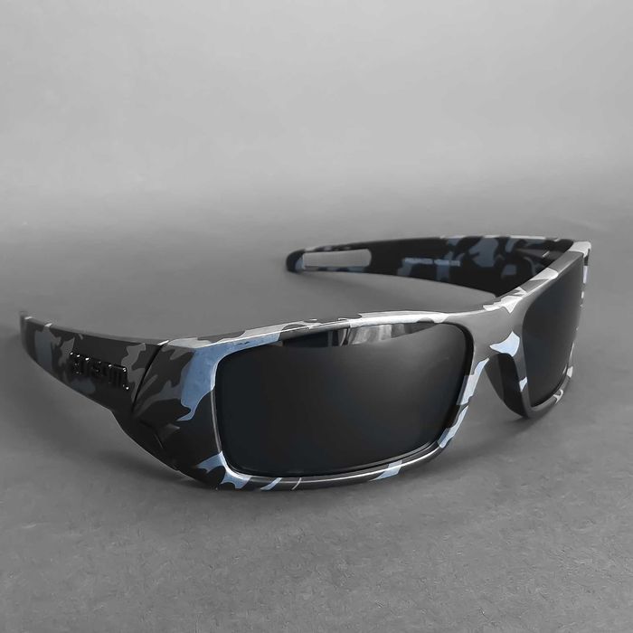 OKULARY PRZECIWSŁONECZNE. Polaryzacyjne HD. Camouflage/Black. Sportowe