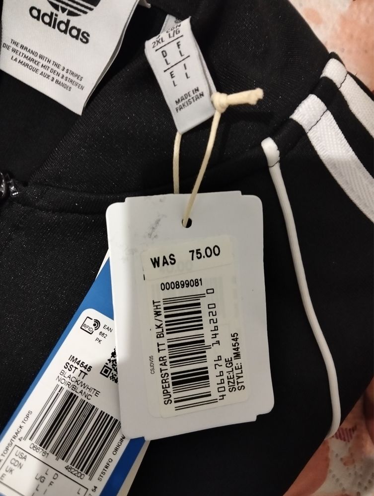 Casaco Adidas SST Preto - NOVO com Etiqueta