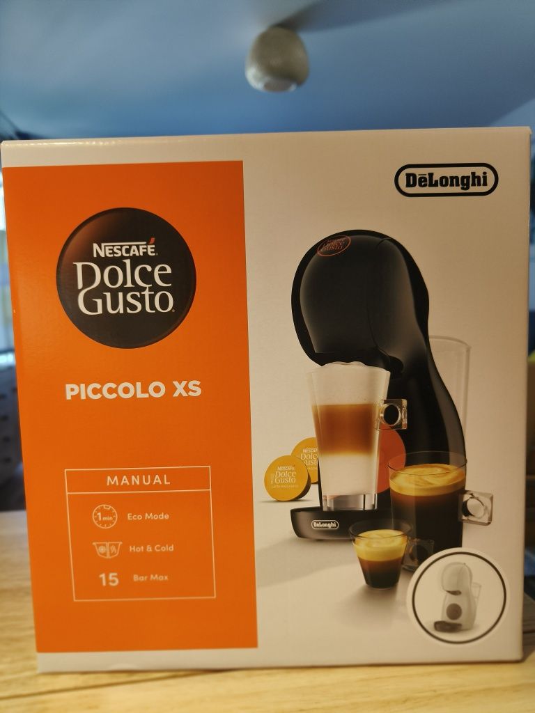 Ekspres kapsułowy DeLonghi Dolce Gusto Piccolo XS biały