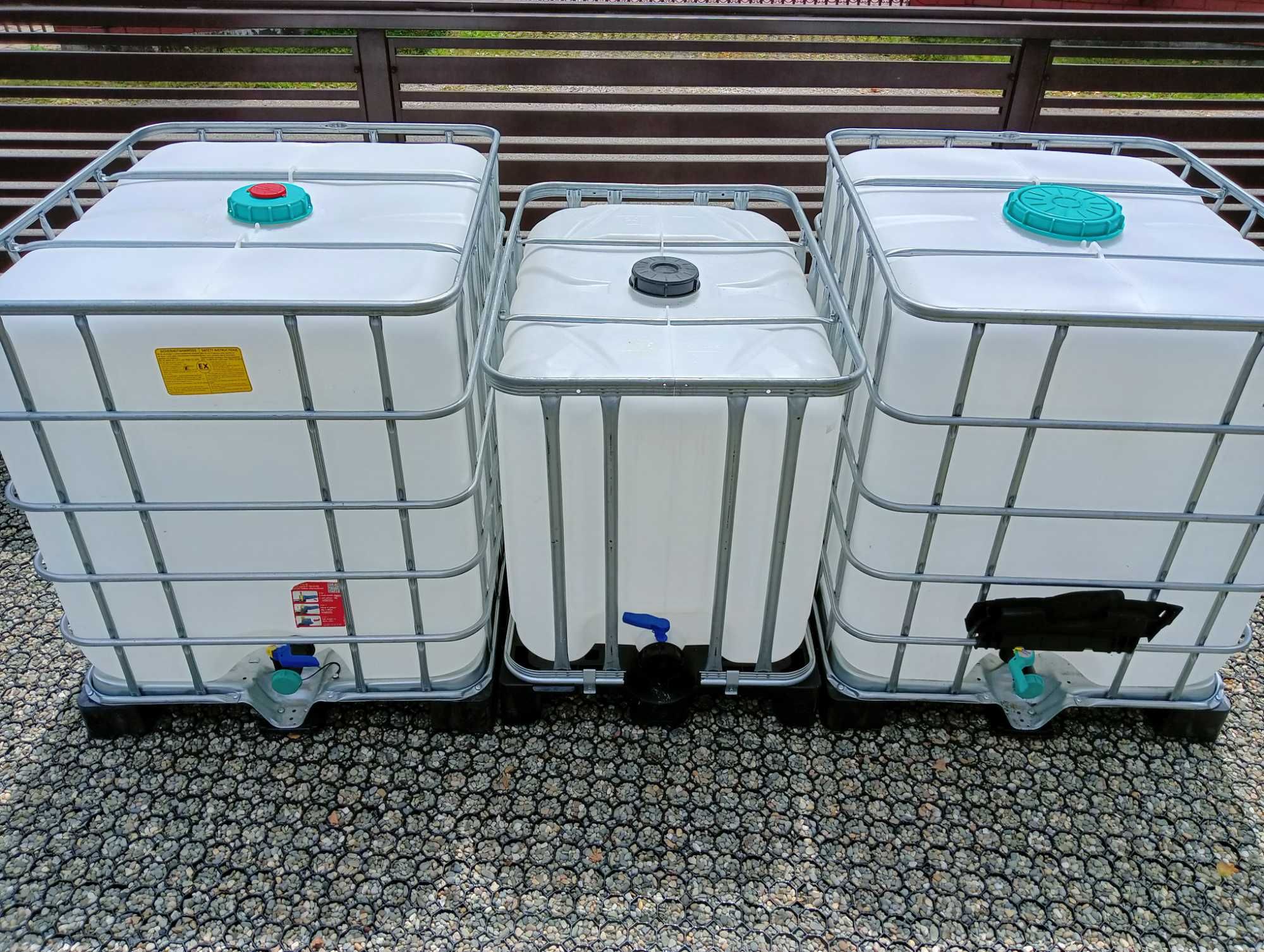 stan idealny Beczka na wodę deszczówkę zbiornik IBC mauser 600L  1000L