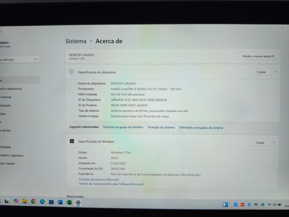 Dell Latitude 7290 – Ecrã 12,5 FHD Touchscreen/Core i5/SSD NVME