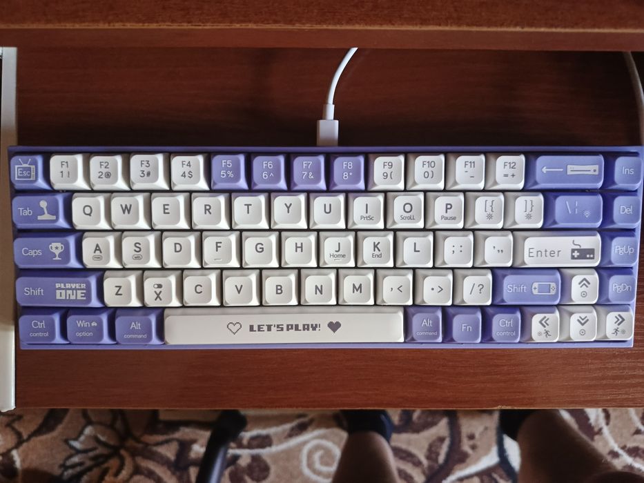 Ajazz ak680 на ktt kang white перемикачах + модифікована