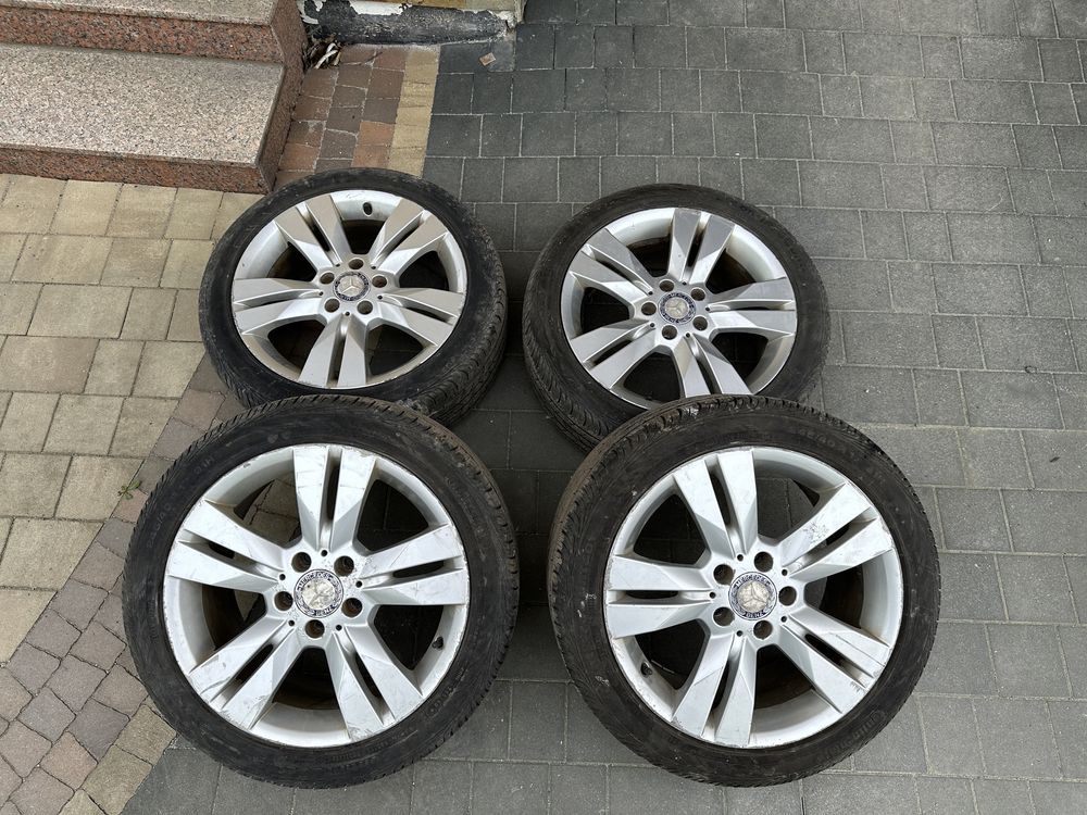 koła Mercedes 5x112 17” alufelgi + opony et47 oe Mercedes