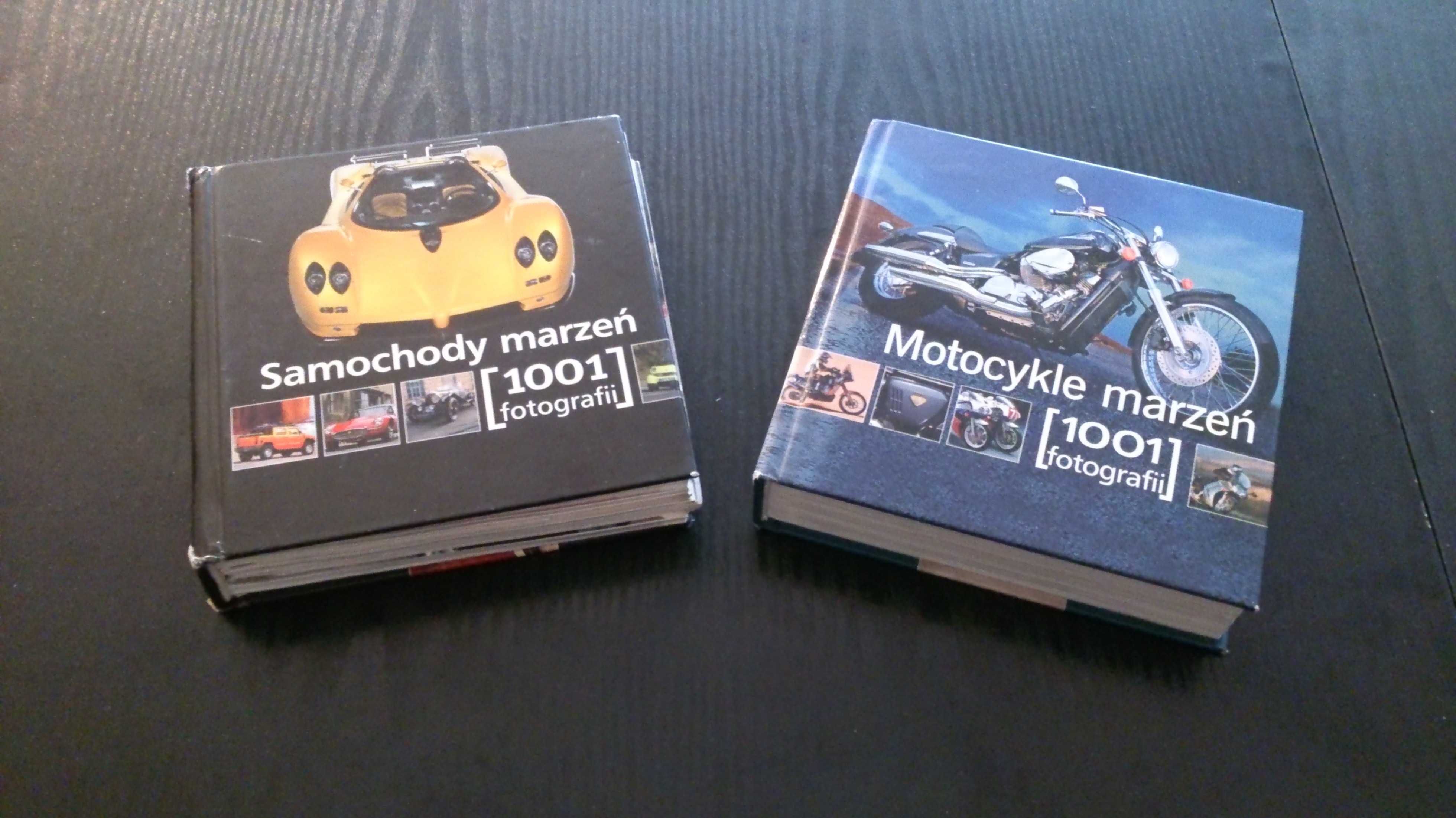 Zestaw książek "Samochody marzeń - Motocykle marzeń 1001 fotografii"
