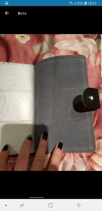 Визитница , портмоне для карточек Mont blanc