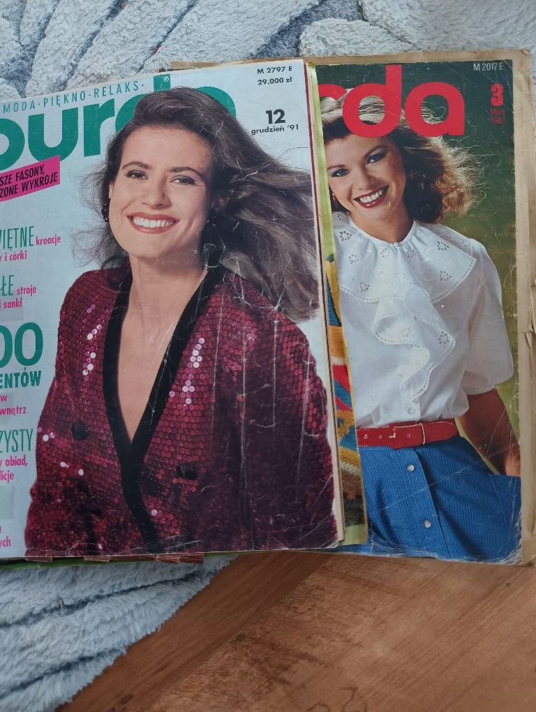 Wykroje Burda z lat 90 -16 sztuk komplet
