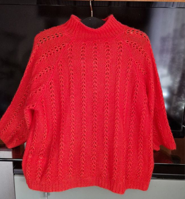 Sweter Solar 42 XL pomarańczowy