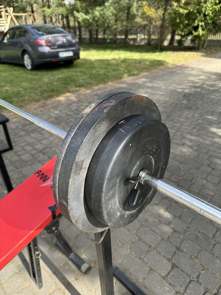 Siłownia zestaw 110 kg obciazenia