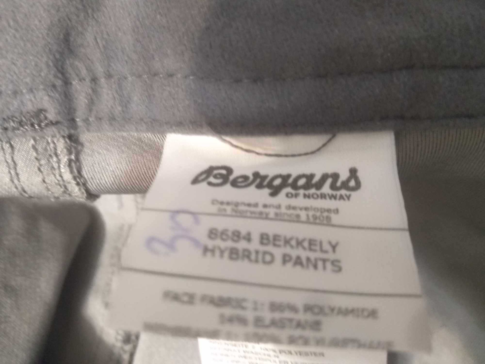 Bergans Bekkely Hybrid Pants spodnie trekkingowe XXL