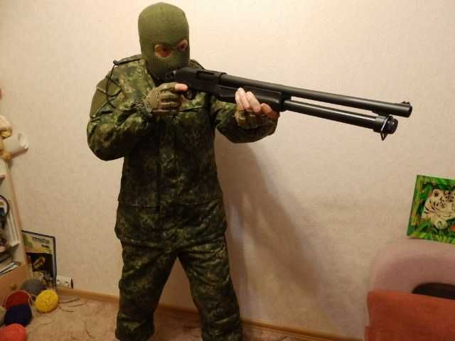 Военная форма. Зима, бушлат и штаны.Камуфляж.