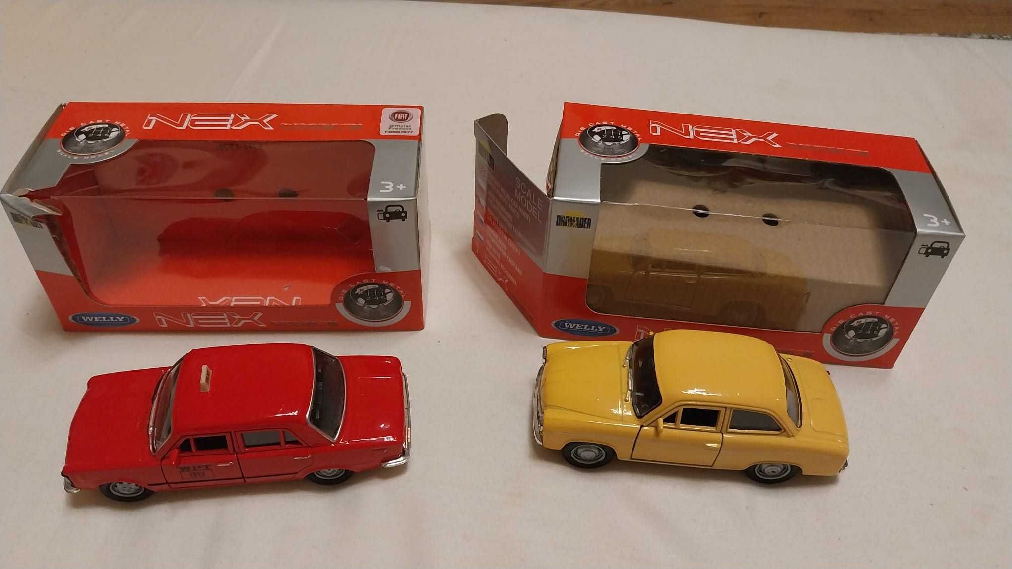 Auto wella Syrena 105 i Fiat 125p - 2szt jak nowe