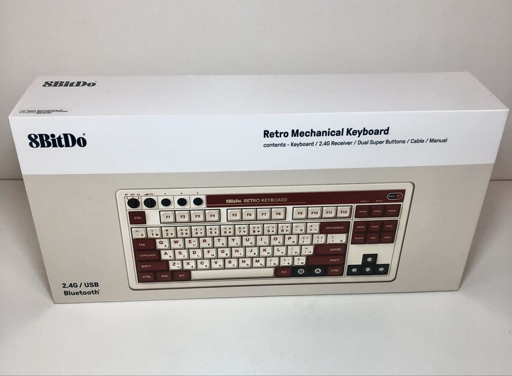 Бездротова Механічна Клавіатура 8BitDo Retro Keyboard 85HA