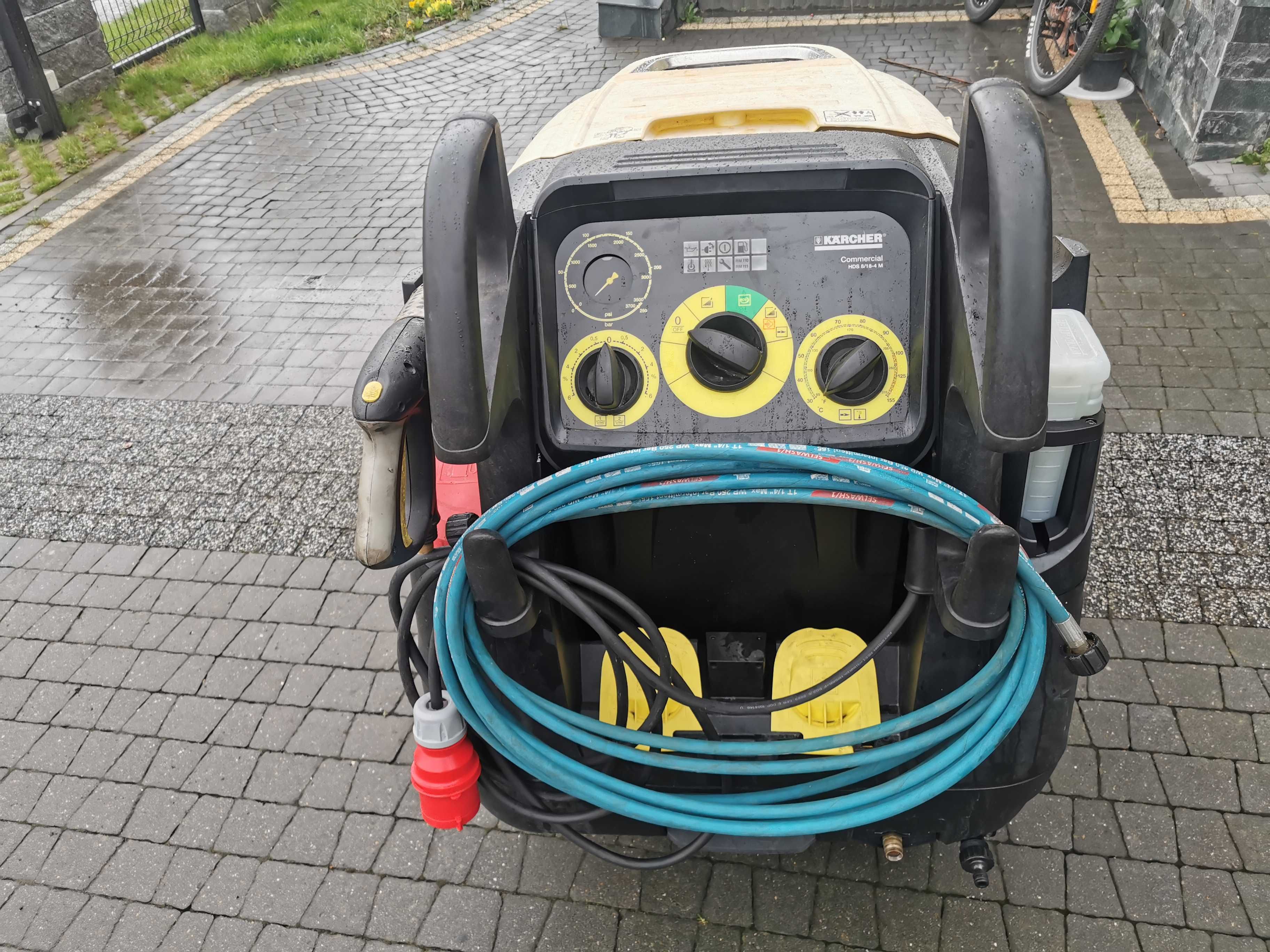 Myjka na gorącą wodę wolnoobrotowa karcher 8/18 4M