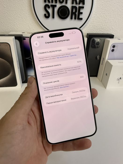iPhone 15 Pro Max 512 Gb White Neverlock 17600 фіз + есім