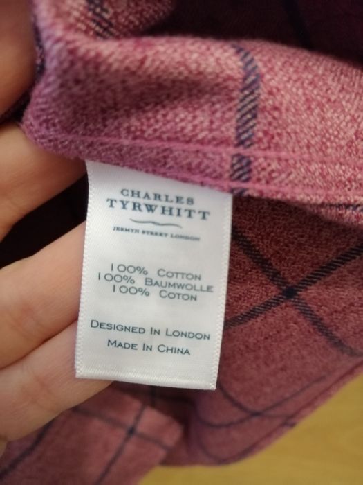 Сорочка рубашка Charles Tyrwhitt розмір S