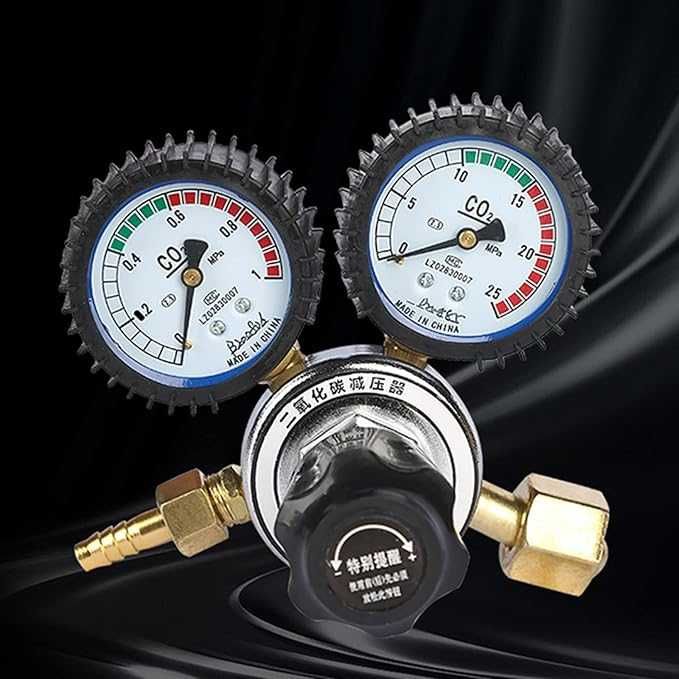 Reduktor argonu CO2 Mig Tig, Regulator gazu, Miernik przepływu 0-25Mpa