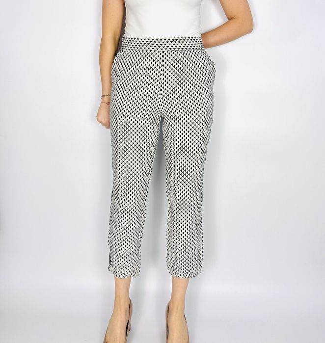 Spodnie we wzór geometryczny z lampasem M 38 Days Like This