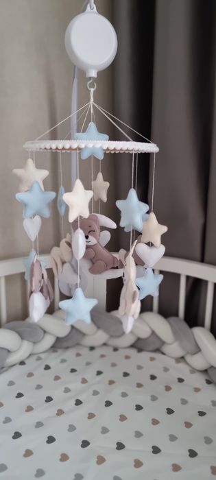 Мобіль із фетру(повний комплект з блоком та кріпленням).