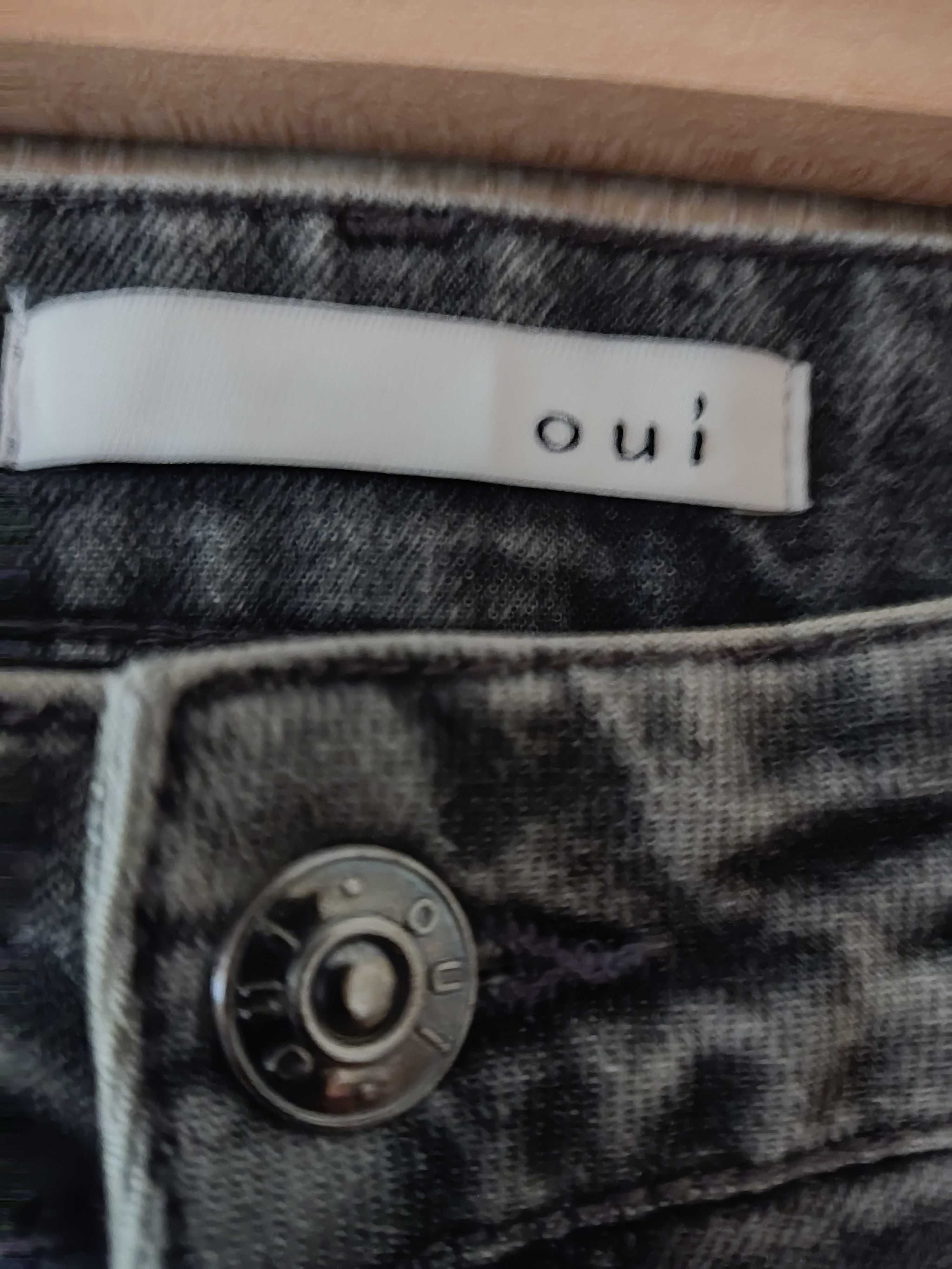 Szare jeansy OUI
