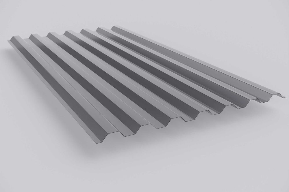 Poliwęglan lity trapezowy Trapez 0,9x2,5 m Grafitowy / Szary / GRAY