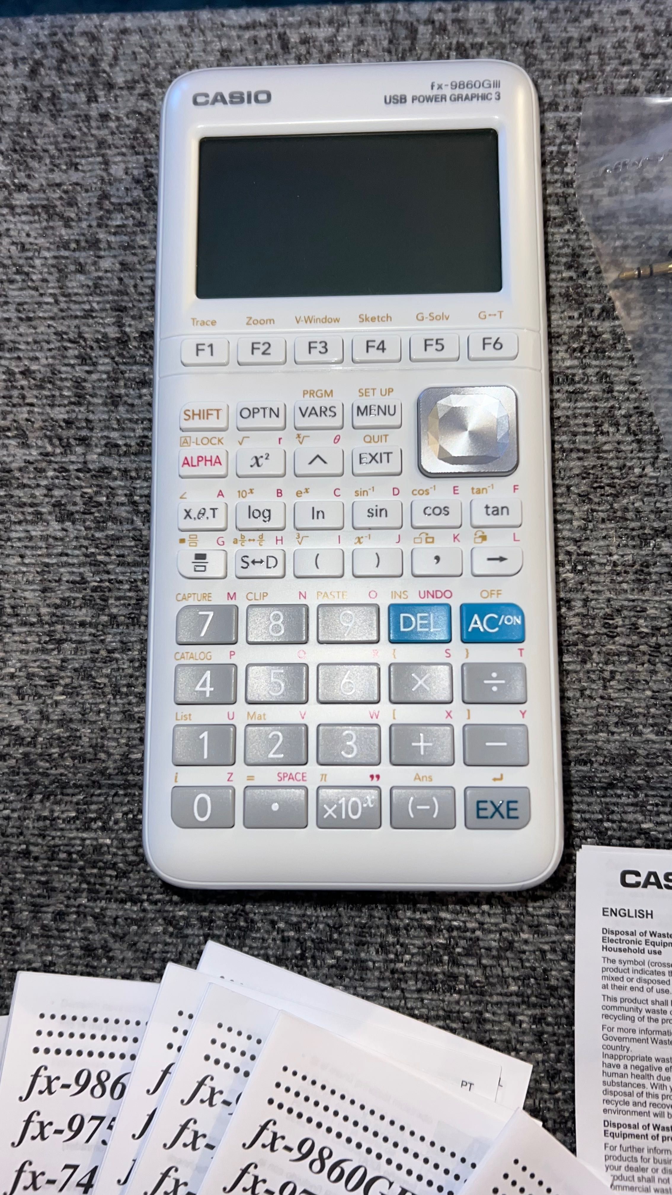 Calculadora Casio fx- 9860GIII