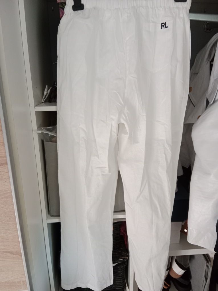 Spodnie damskie lniane polo Ralph