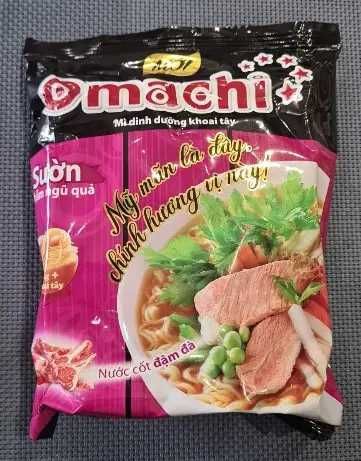 Лапша быстрого приготовления  Omachi Свиные рёбрышки 80г (Вьетнам)