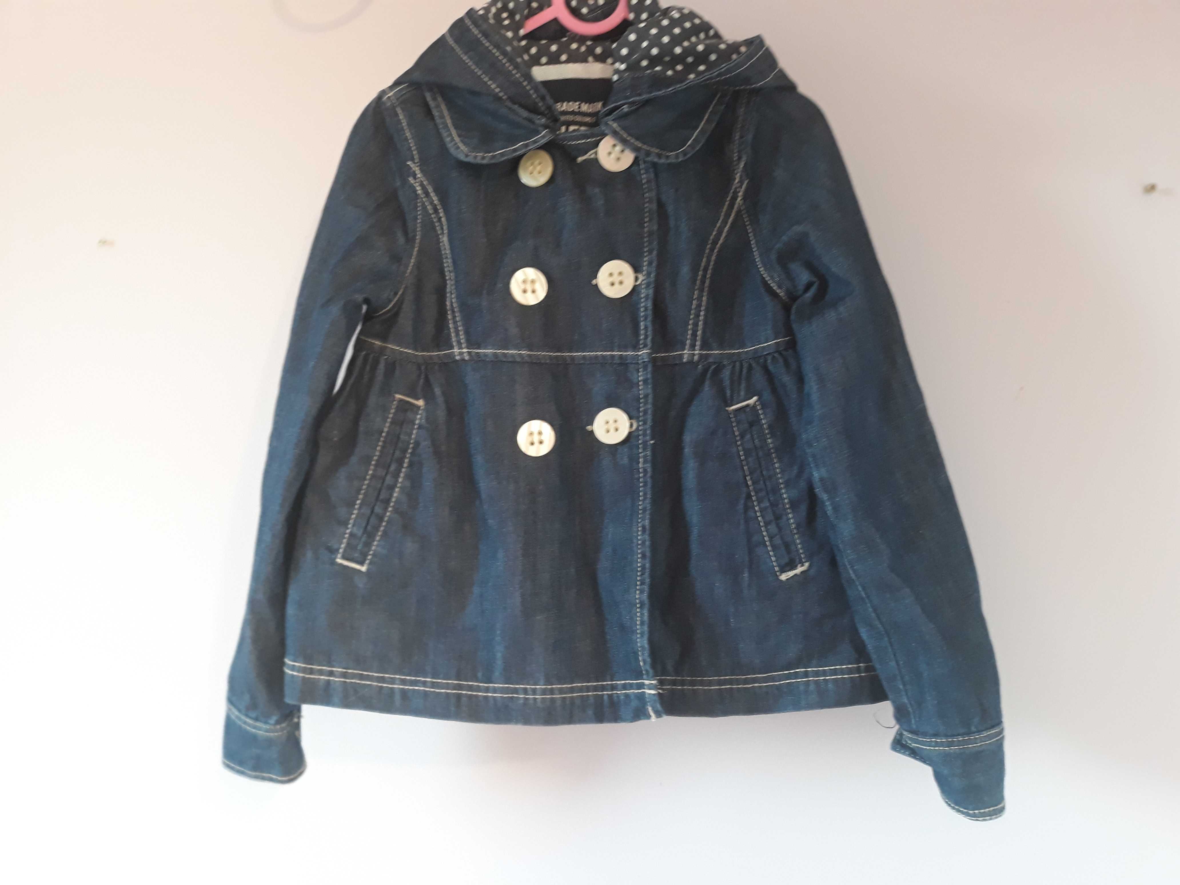 kurtka płaszcz dla dziewczynki r 116 5-6 lat benetton