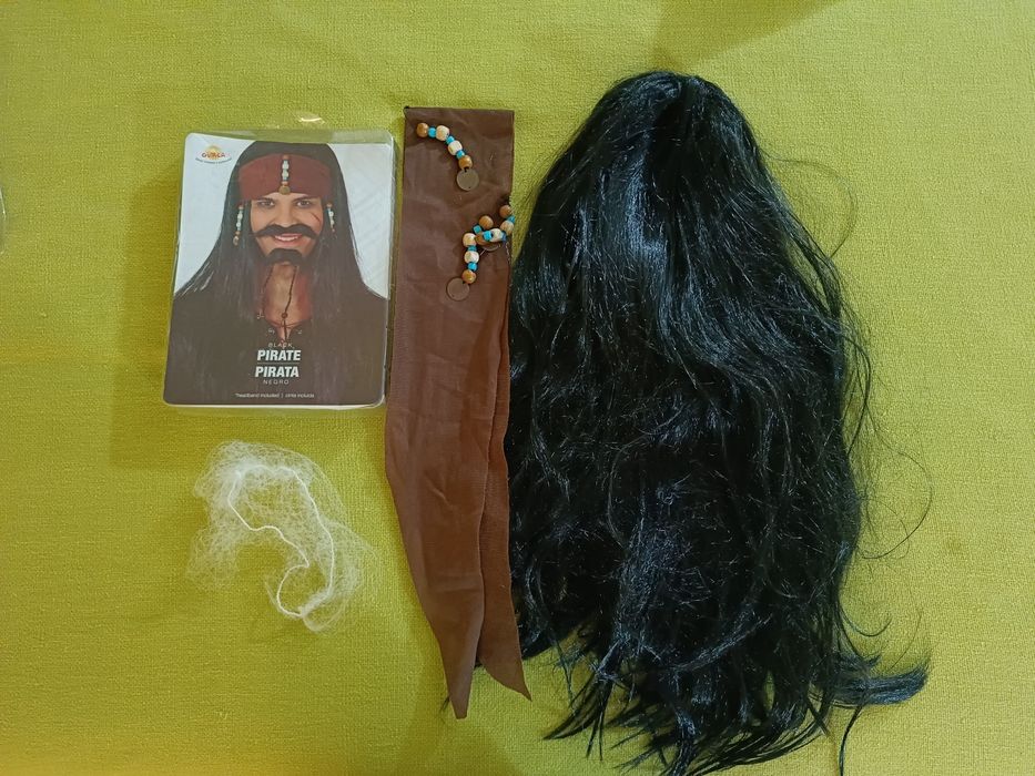 Peruca Halloween Pirata