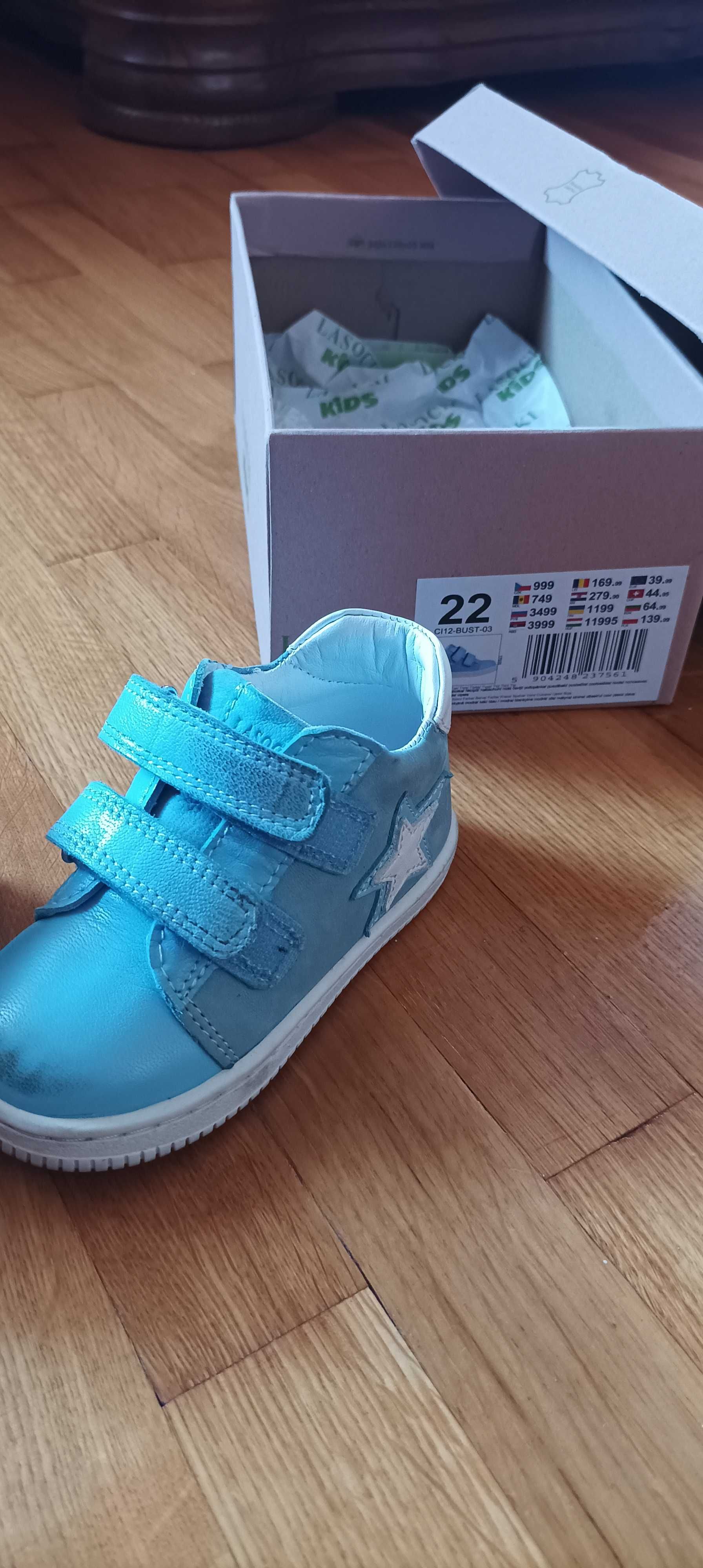 Buty/półbuty chłopięce rozmiar 22 Lasocki kids