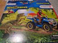 Schleich zestaw quad i dinozaury