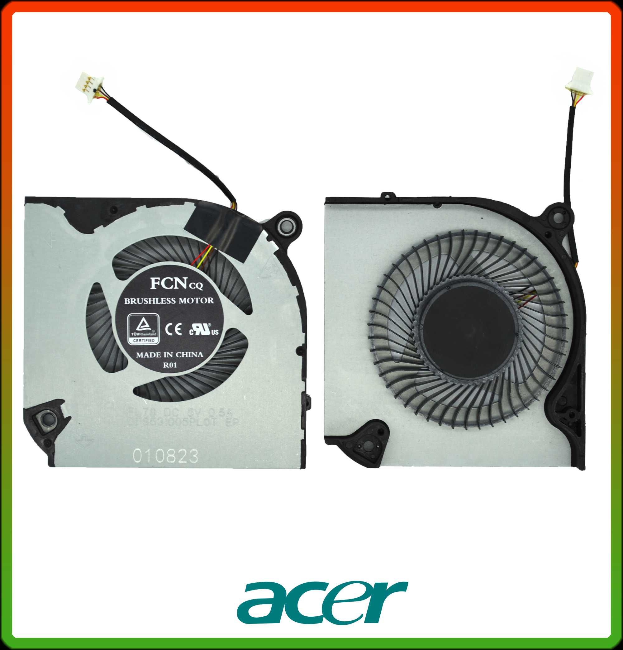 Вентилятор (кулер) для Acer Nitro AN515-54 (левый, 4pin)