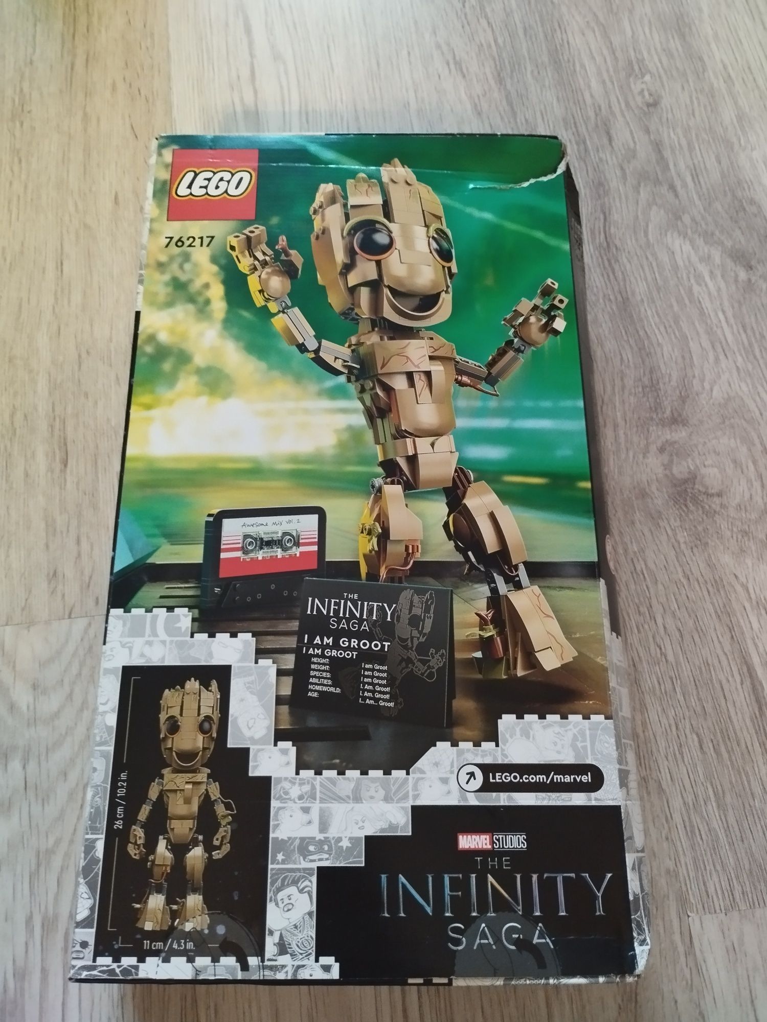 Lego 76217 Marvel Groot (uszkodzone pudełko)