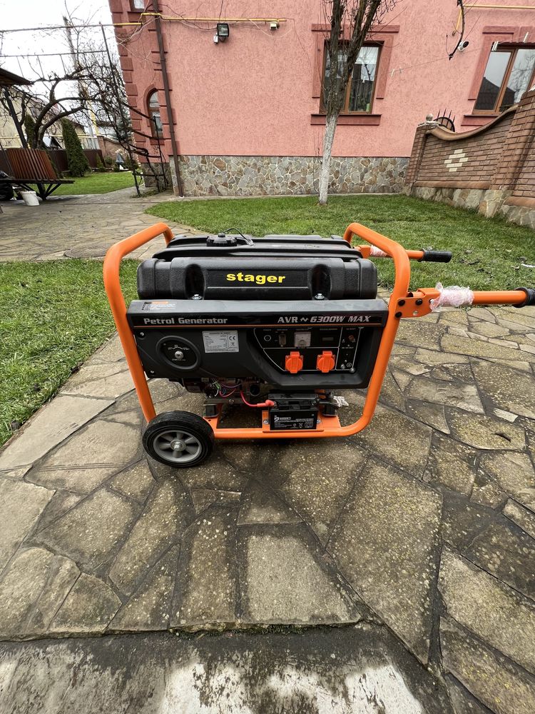 Генератор бензиновий Stager GG7300EW в наявності