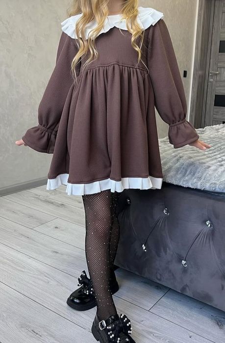 Сукні дитячі з принтом і без