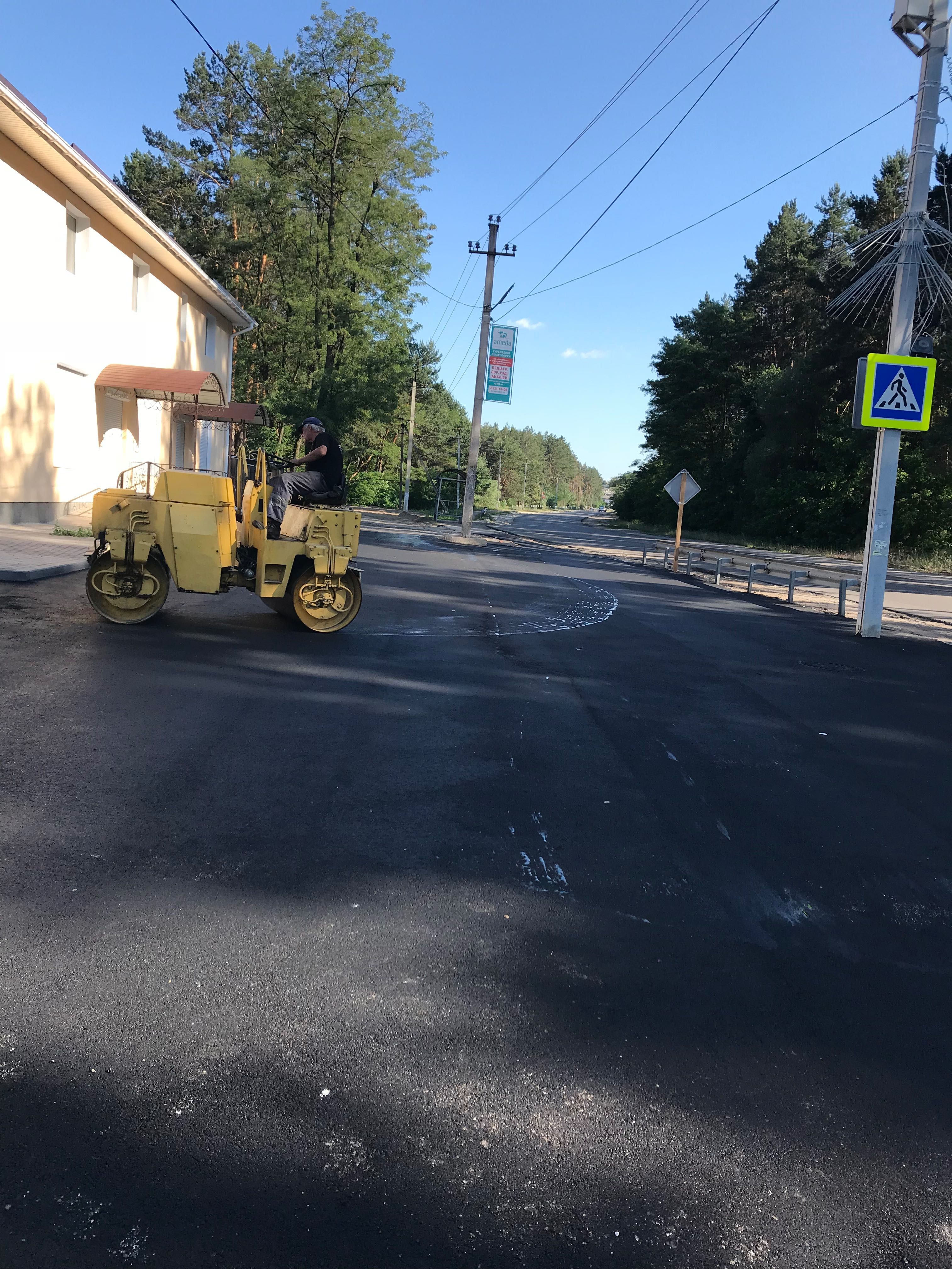 Асфальтирование бровары,укладка асфальта бровары,Асфальтная крошка