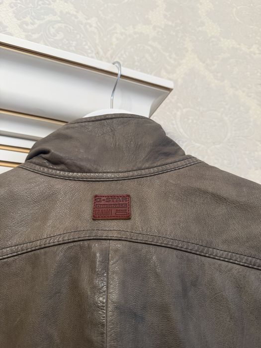 G star куртка шкіряна чоловіча