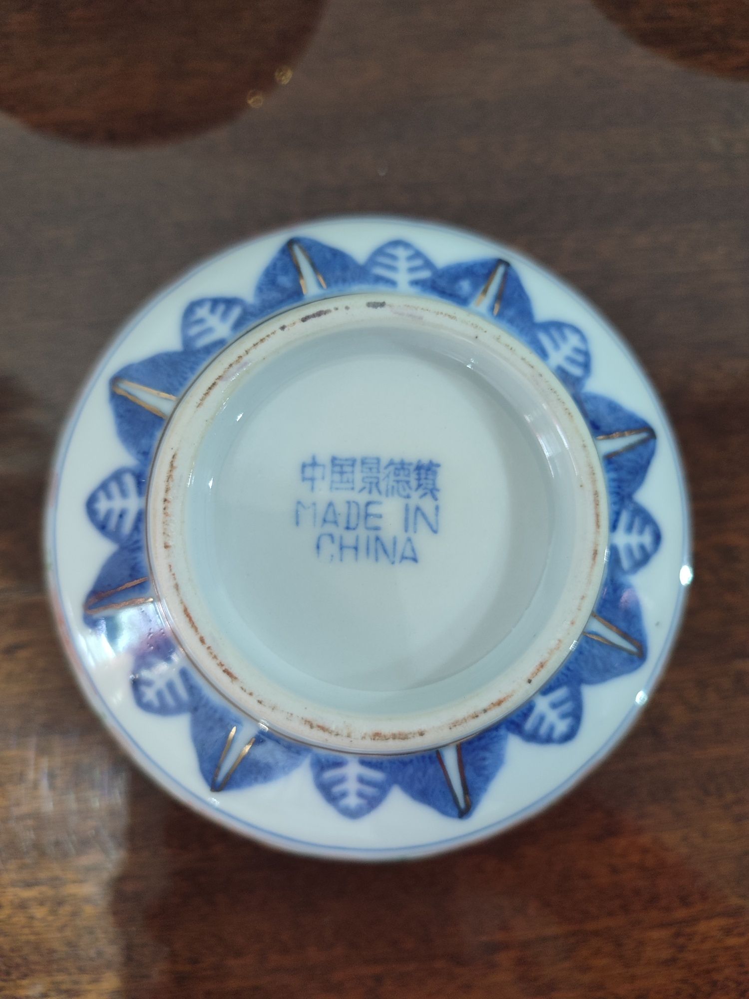 Taças de porcelana chinesa