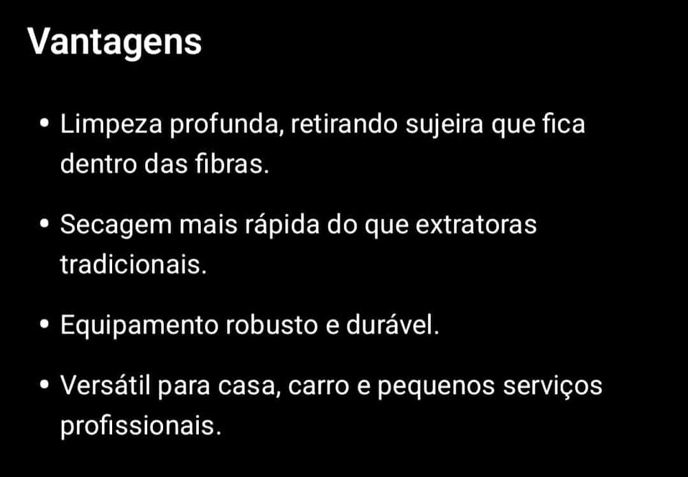 Vendo aspirador profissional