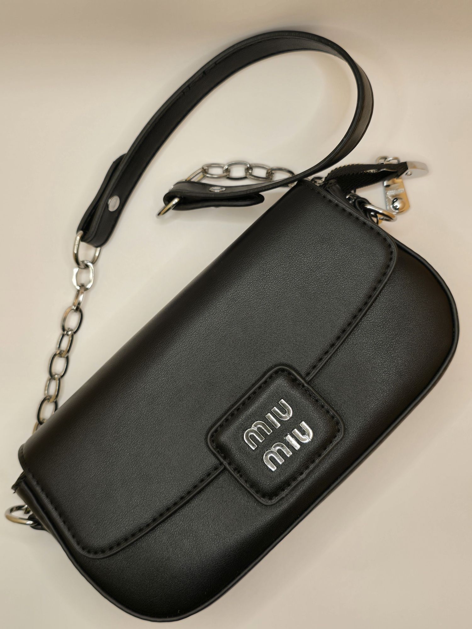 Сумка Miu Miu біла чорна