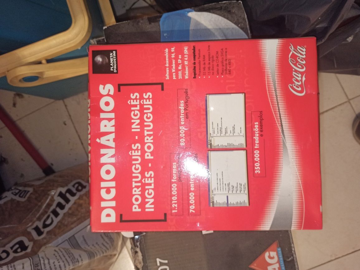 Dicionário inglês português/português inglês Edicao Coca-cola Vintage